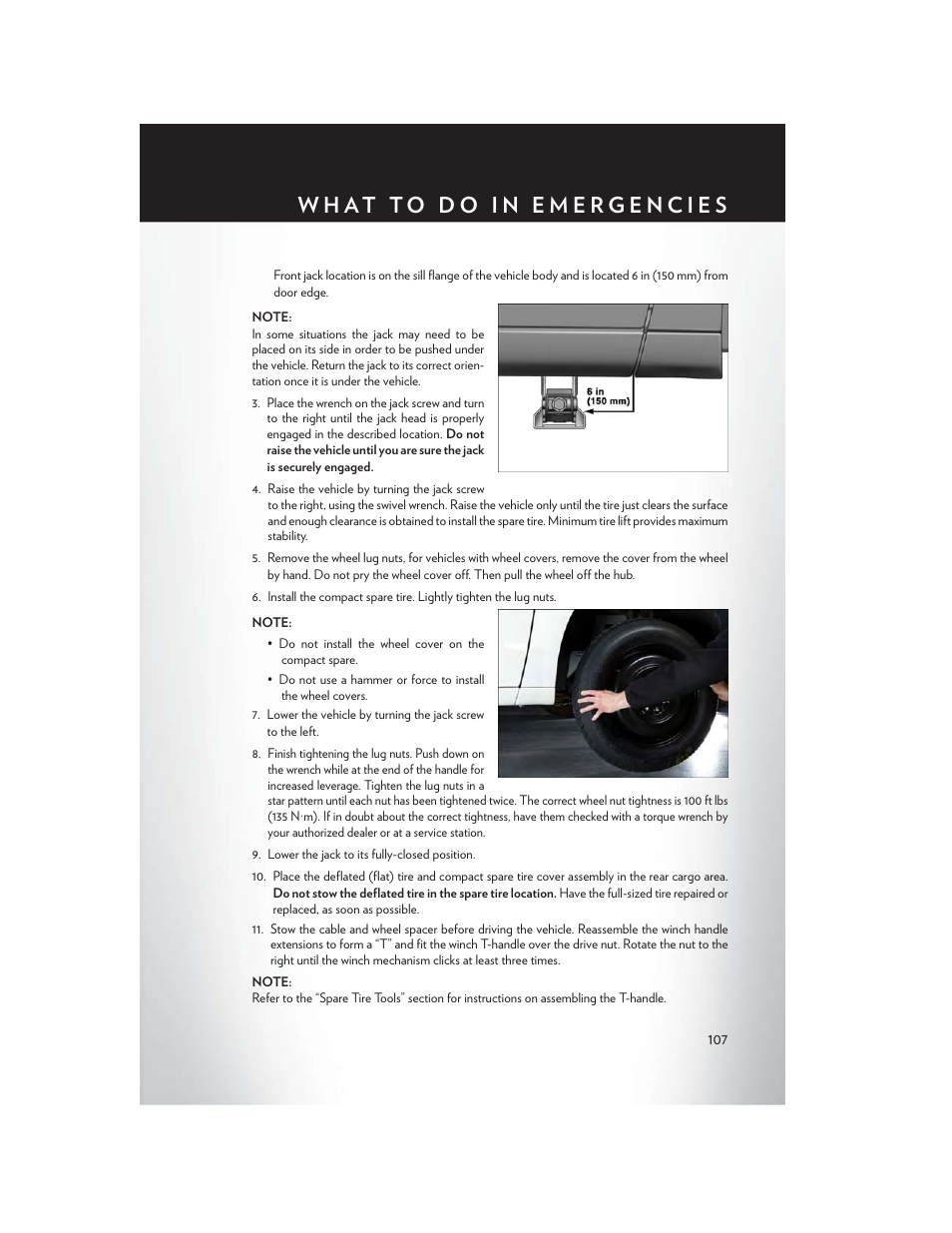 Chrysler 2014 Country - User Guide User Manual | Page 109 / 148