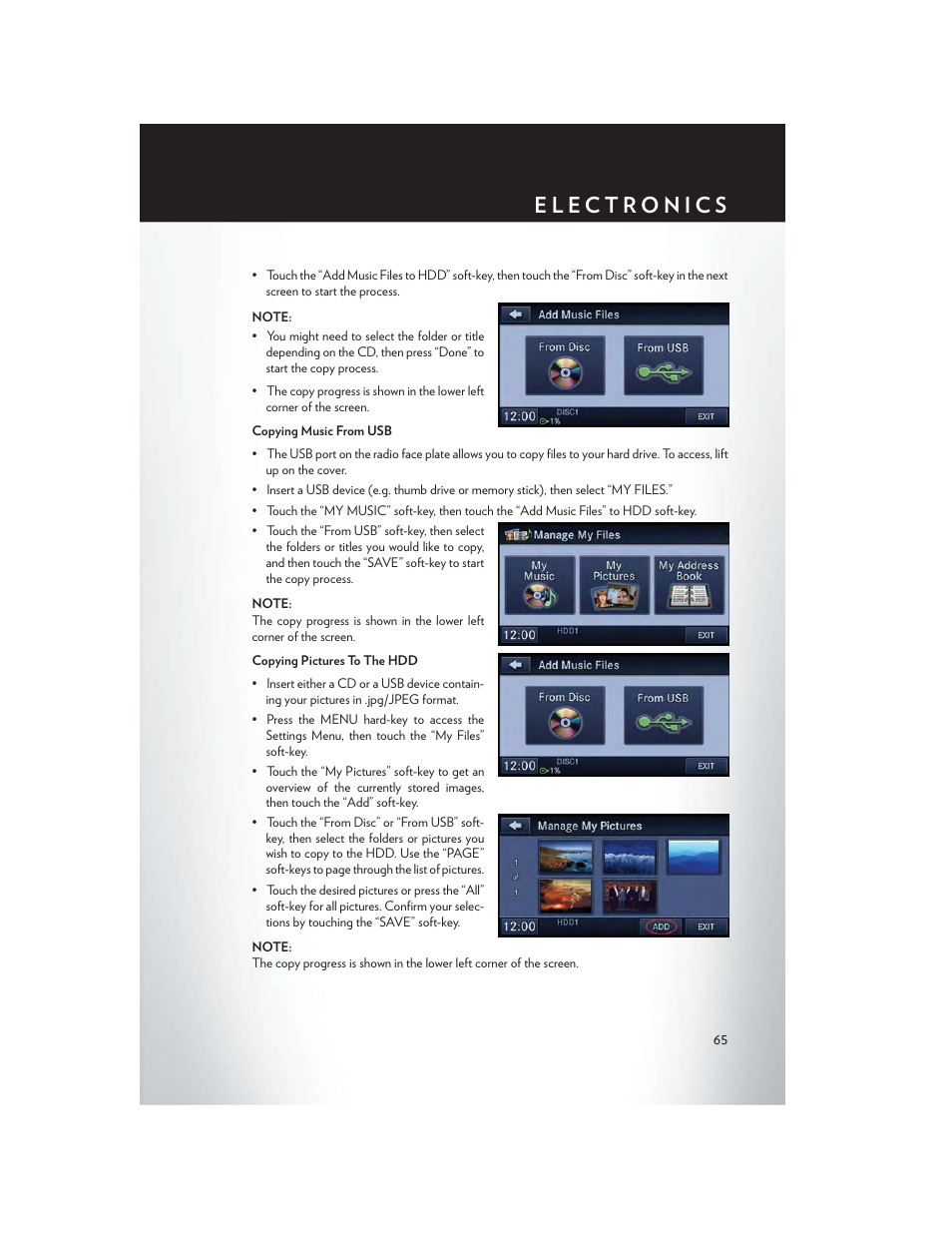 Chrysler 2014 Country - User Guide User Manual | Page 67 / 148