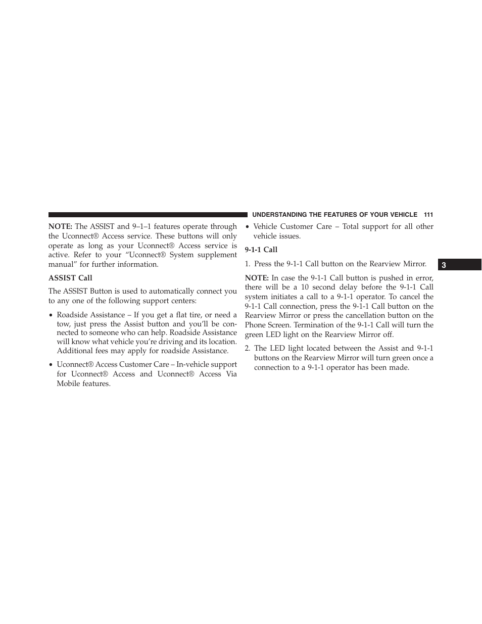 Chrysler 2015 300 - Owner Manual User Manual | Page 113 / 584
