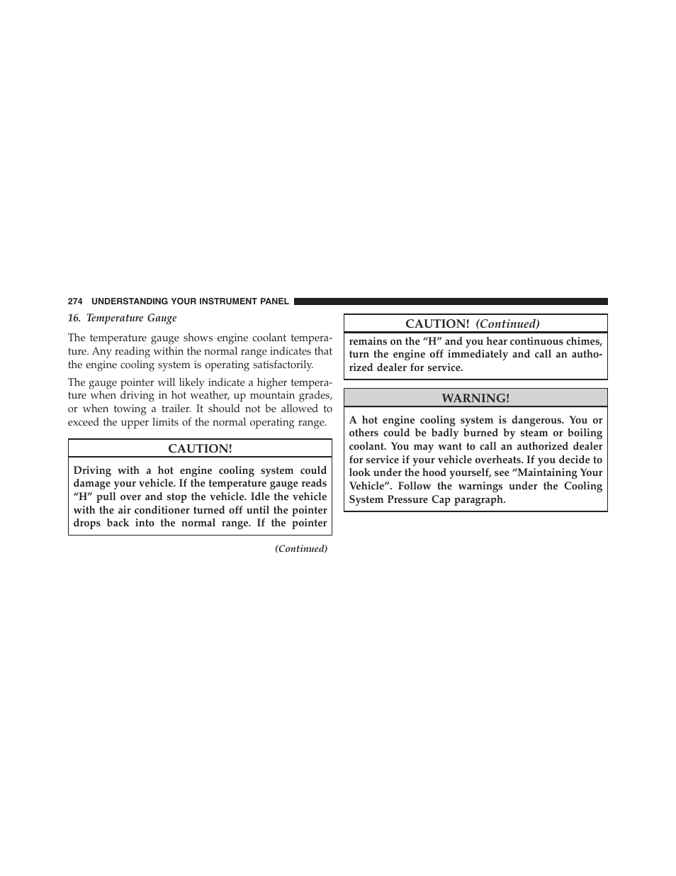 Chrysler 2015 300 - Owner Manual User Manual | Page 276 / 584