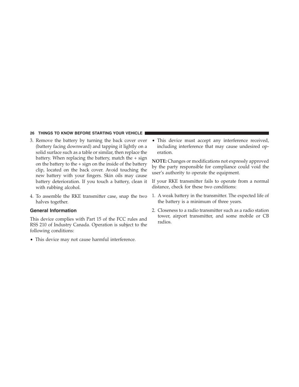 General information | Chrysler 2015 300 - Owner Manual User Manual | Page 28 / 584