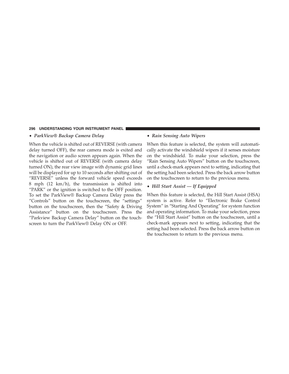 Chrysler 2015 300 - Owner Manual User Manual | Page 298 / 584
