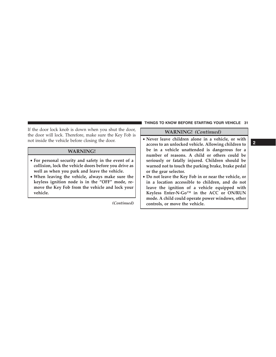 Chrysler 2015 300 - Owner Manual User Manual | Page 33 / 584