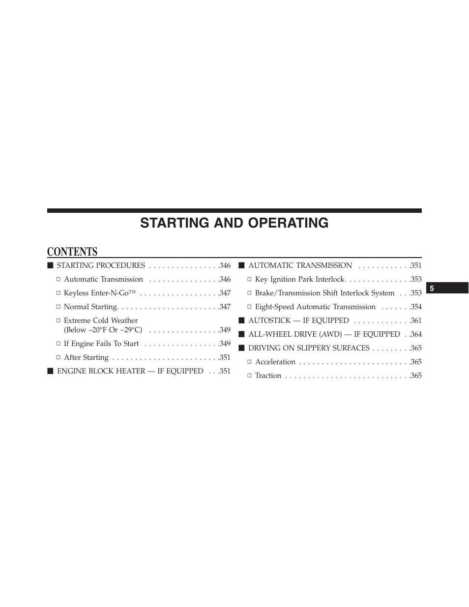 Chrysler 2015 300 - Owner Manual User Manual | Page 343 / 584
