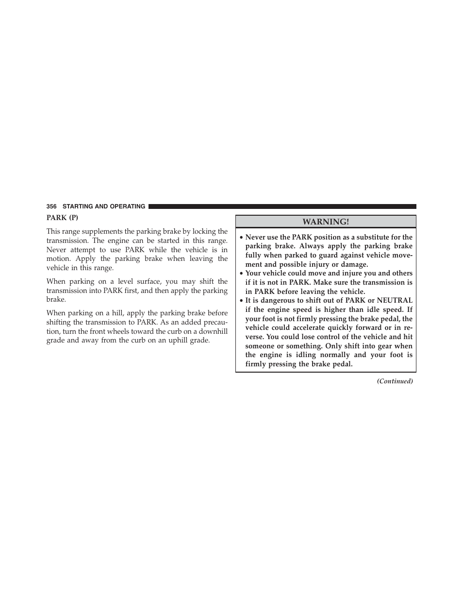 Chrysler 2015 300 - Owner Manual User Manual | Page 358 / 584