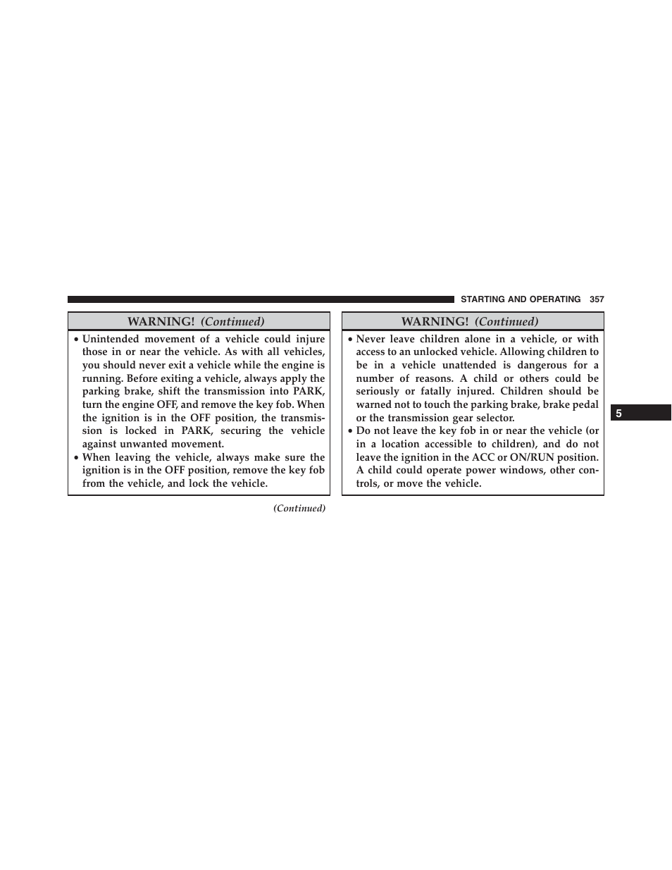 Chrysler 2015 300 - Owner Manual User Manual | Page 359 / 584