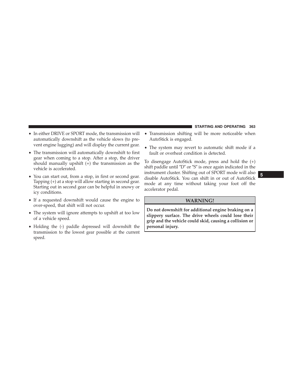 Chrysler 2015 300 - Owner Manual User Manual | Page 365 / 584