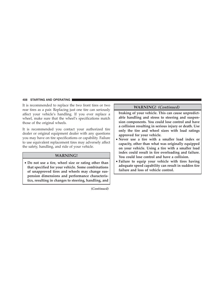 Chrysler 2015 300 - Owner Manual User Manual | Page 410 / 584