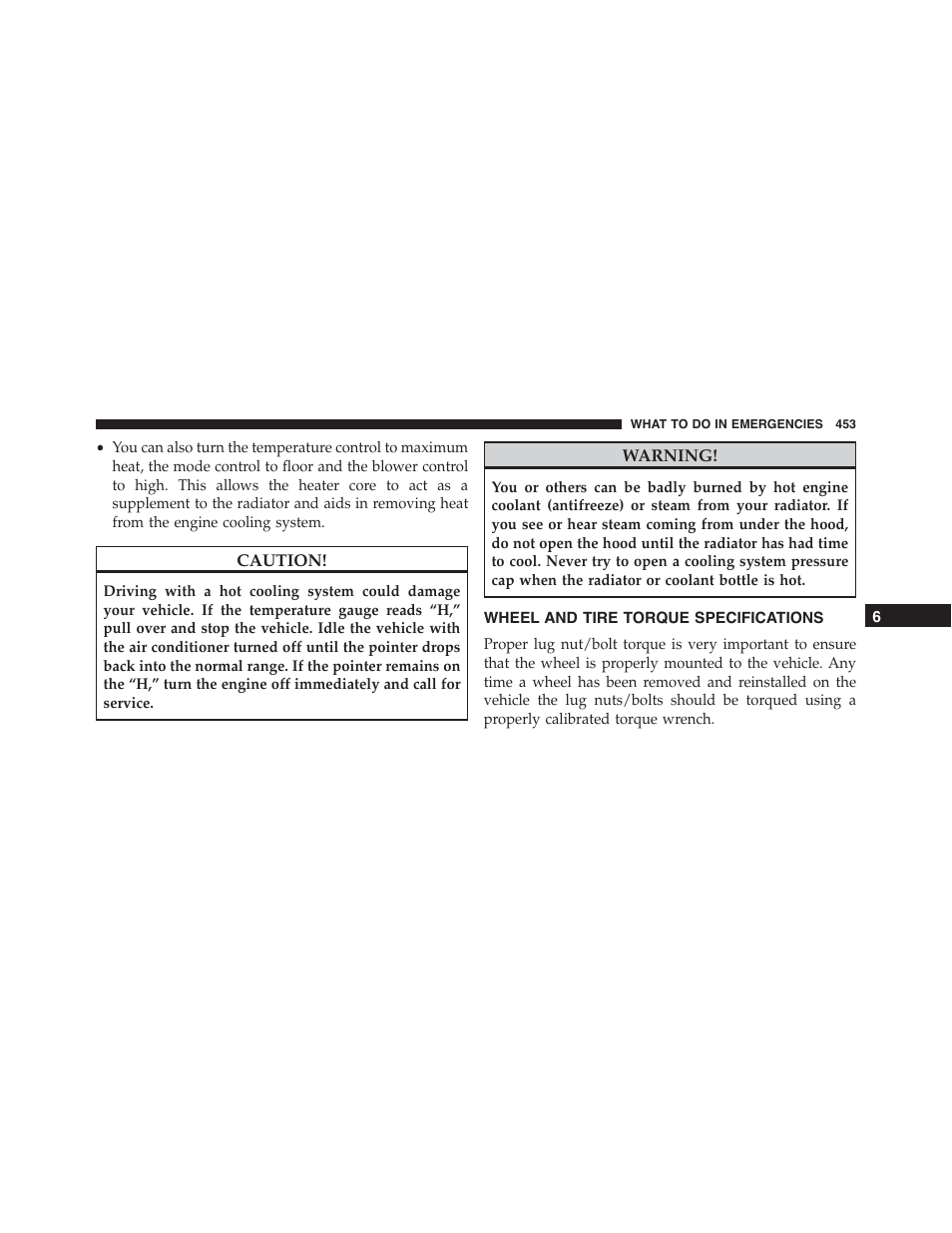 Wheel and tire torque specifications, Wheel and tire torque, Specifications | Chrysler 2015 300 - Owner Manual User Manual | Page 455 / 584