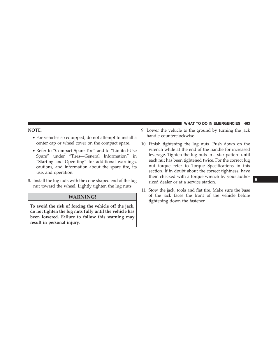 Chrysler 2015 300 - Owner Manual User Manual | Page 465 / 584