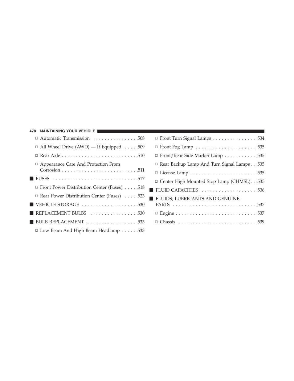 Chrysler 2015 300 - Owner Manual User Manual | Page 480 / 584