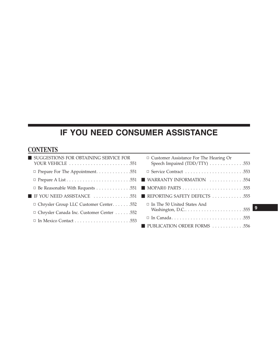 Chrysler 2015 300 - Owner Manual User Manual | Page 551 / 584