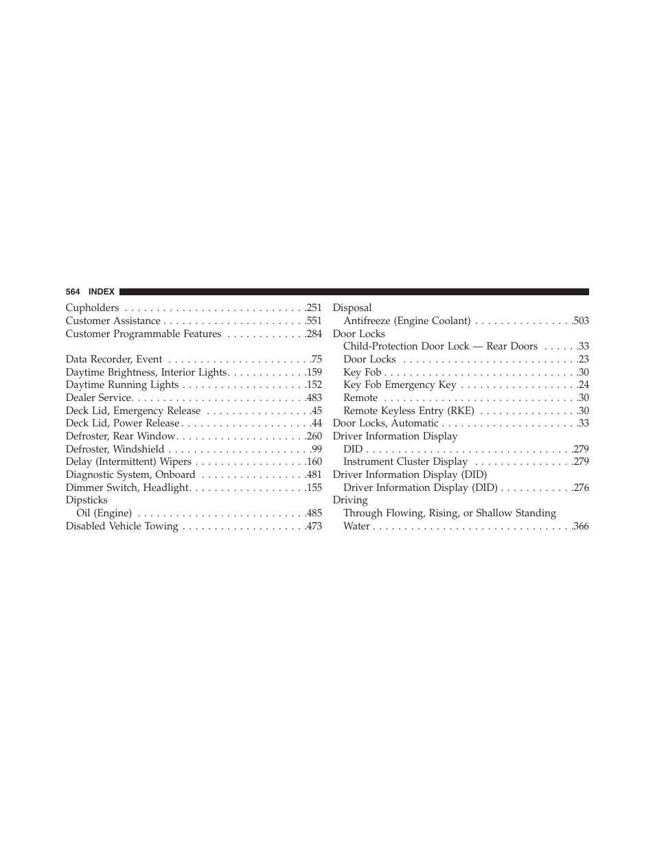 Chrysler 2015 300 - Owner Manual User Manual | Page 566 / 584