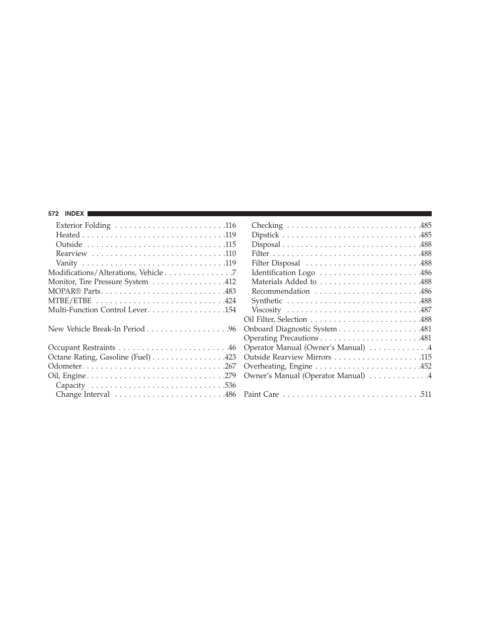 Chrysler 2015 300 - Owner Manual User Manual | Page 574 / 584