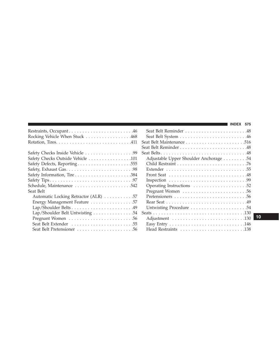 Chrysler 2015 300 - Owner Manual User Manual | Page 577 / 584