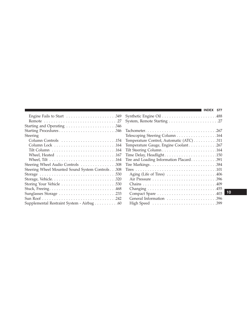 Chrysler 2015 300 - Owner Manual User Manual | Page 579 / 584