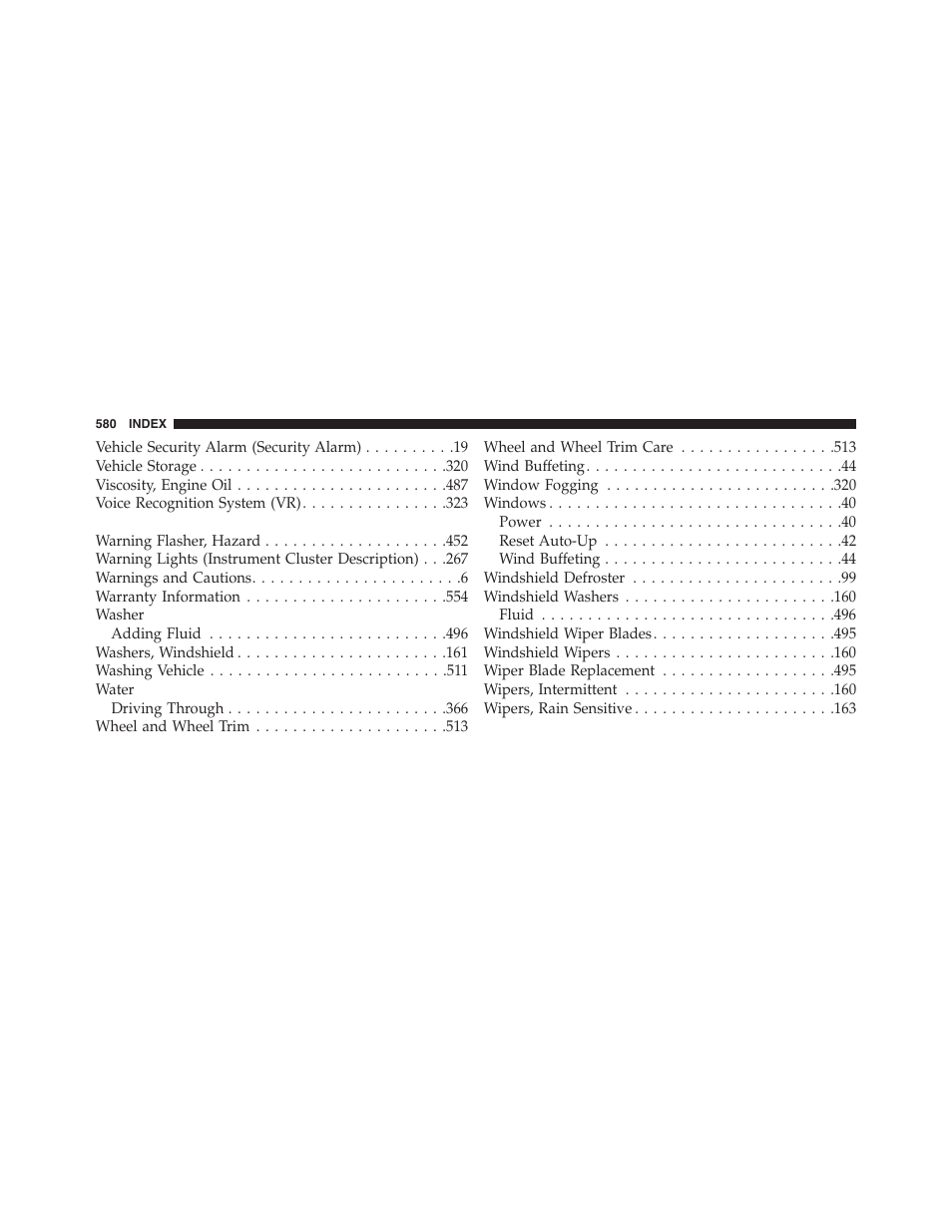 Chrysler 2015 300 - Owner Manual User Manual | Page 582 / 584