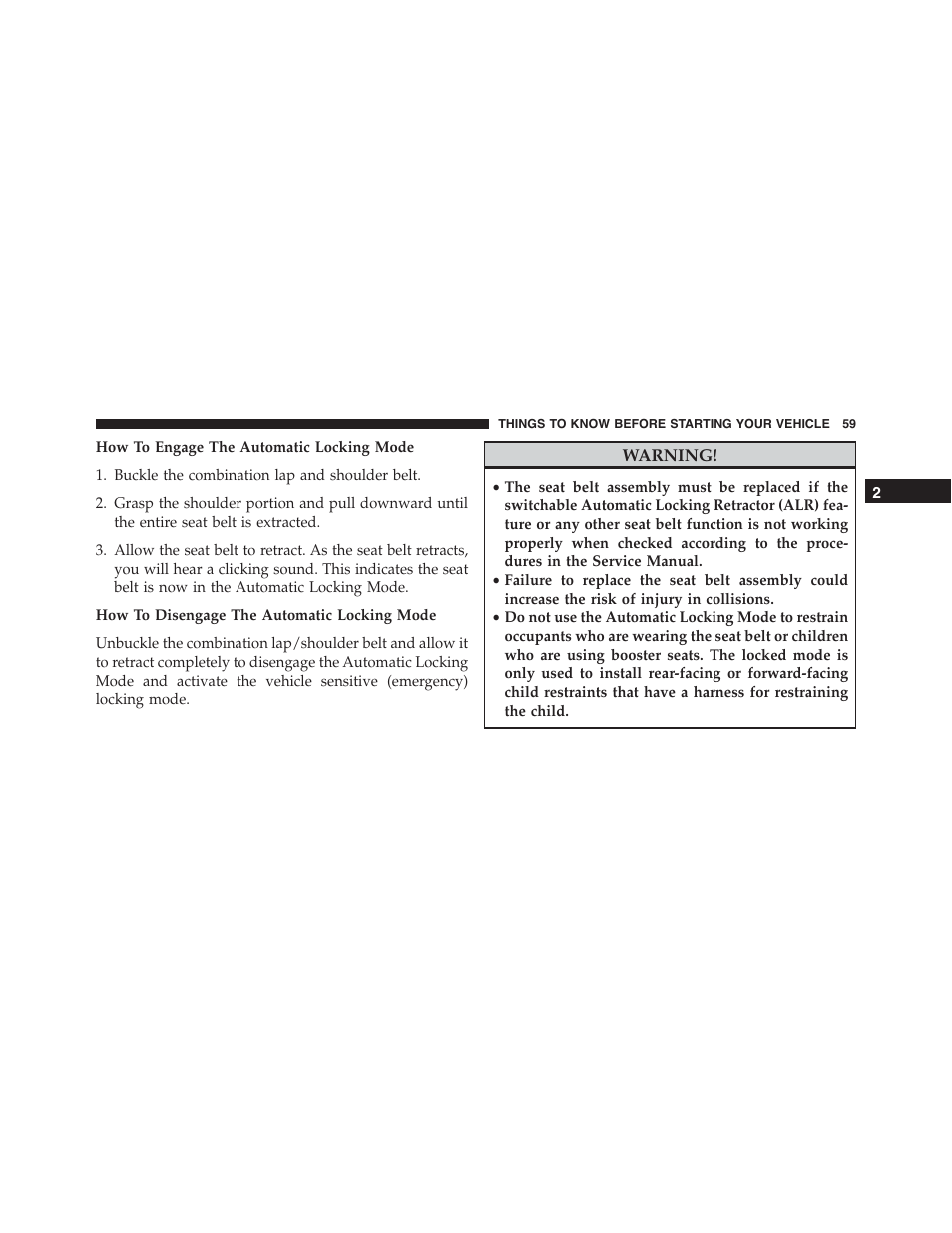 Chrysler 2015 300 - Owner Manual User Manual | Page 61 / 584
