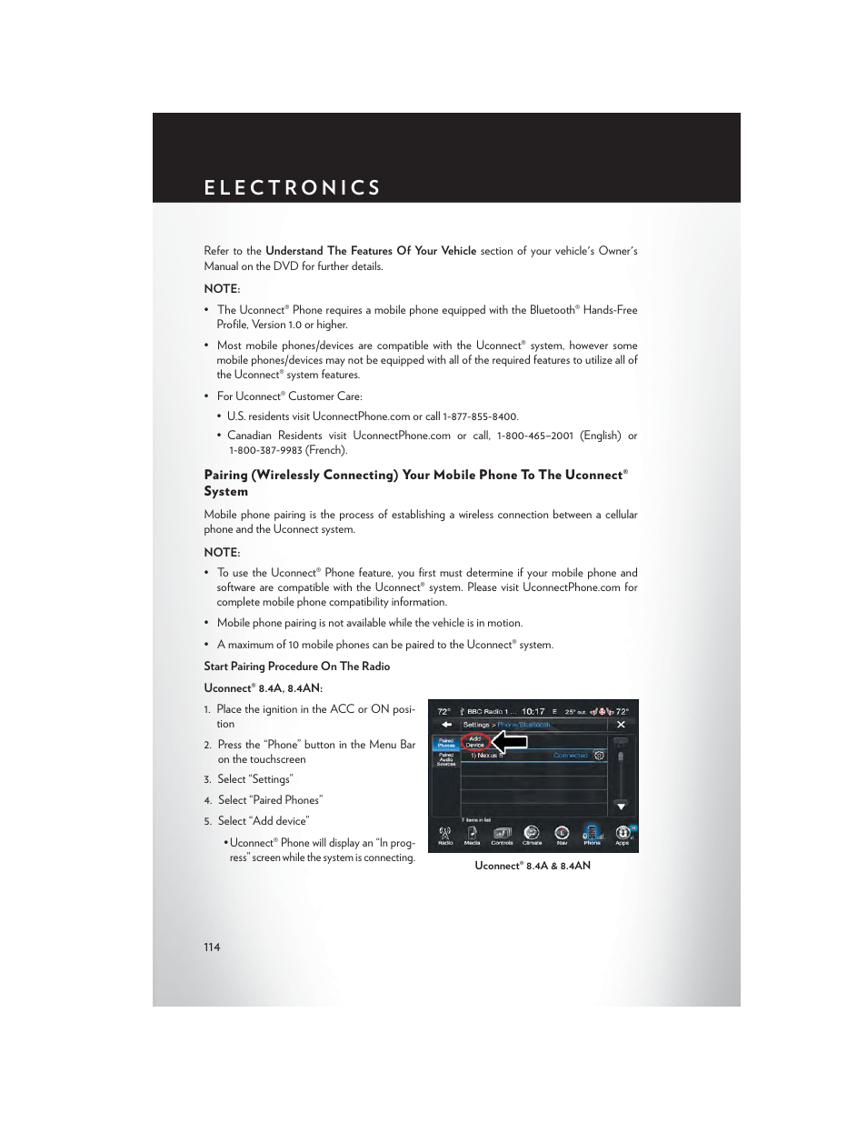 Chrysler 2015 300 - User Guide User Manual | Page 116 / 188
