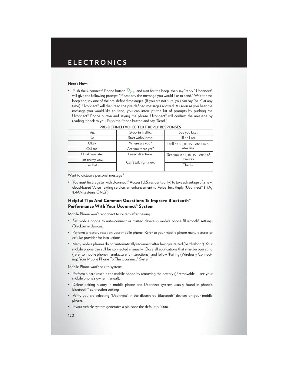 Chrysler 2015 300 - User Guide User Manual | Page 122 / 188