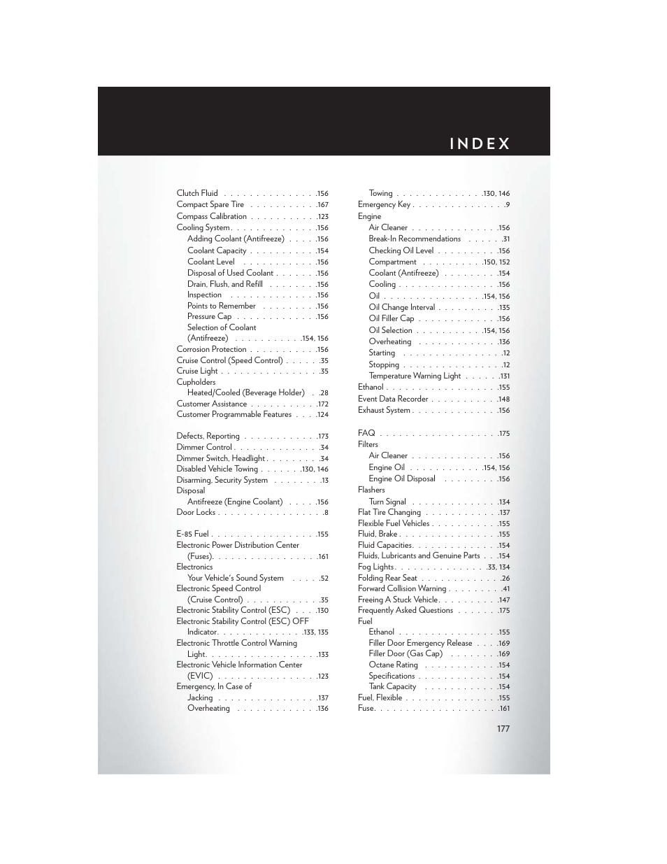 Chrysler 2015 300 - User Guide User Manual | Page 179 / 188