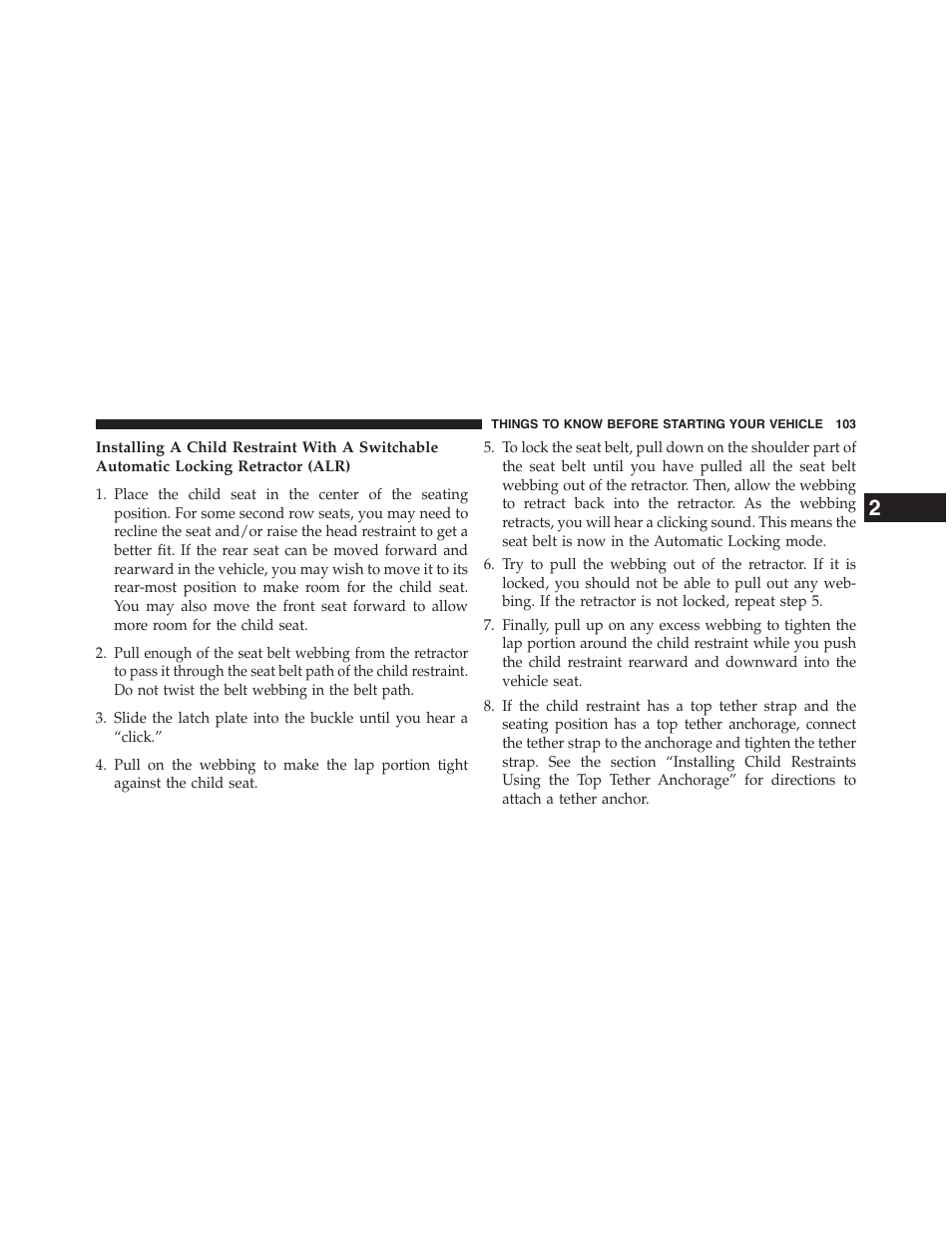 Chrysler 2015 200 - Owner Manual User Manual | Page 105 / 694