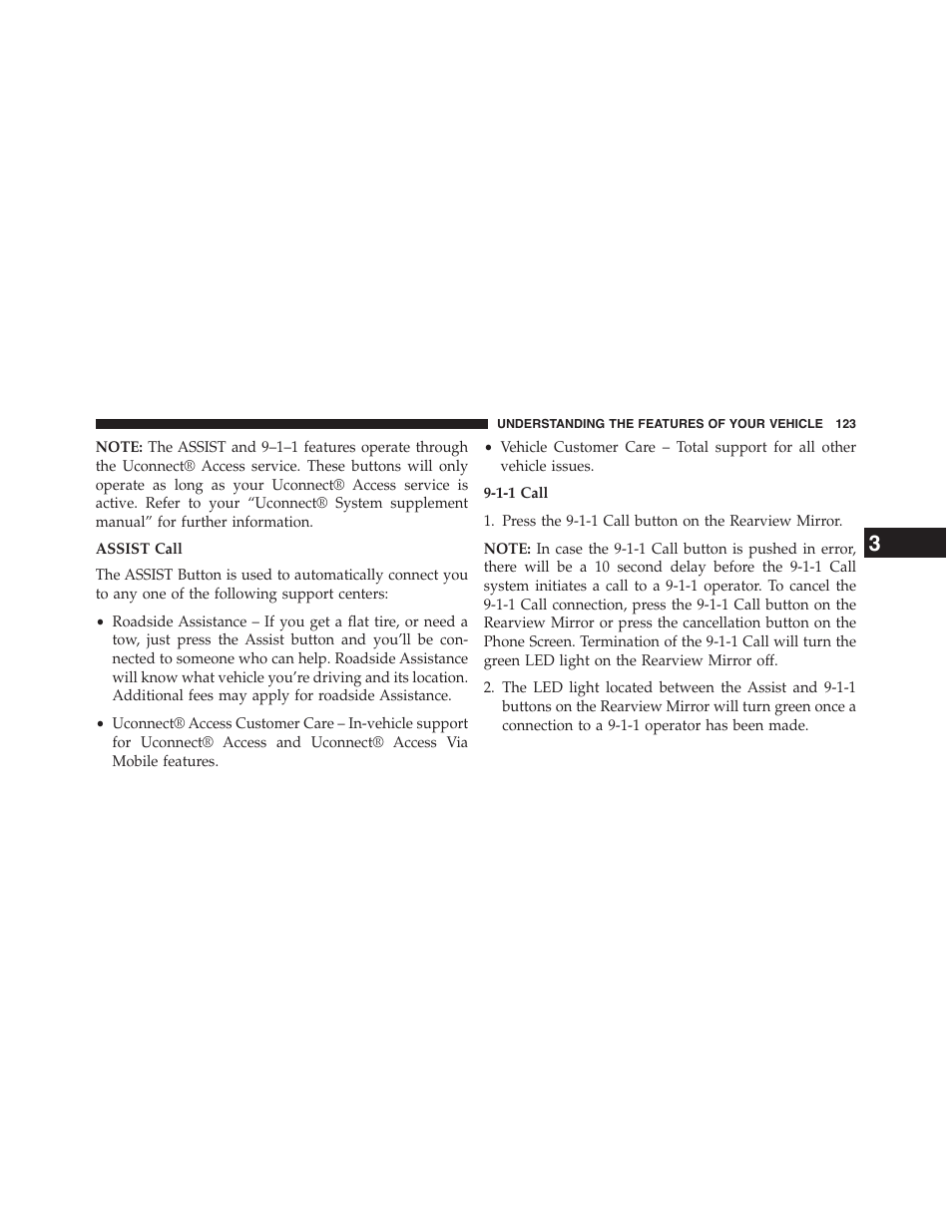 Chrysler 2015 200 - Owner Manual User Manual | Page 125 / 694
