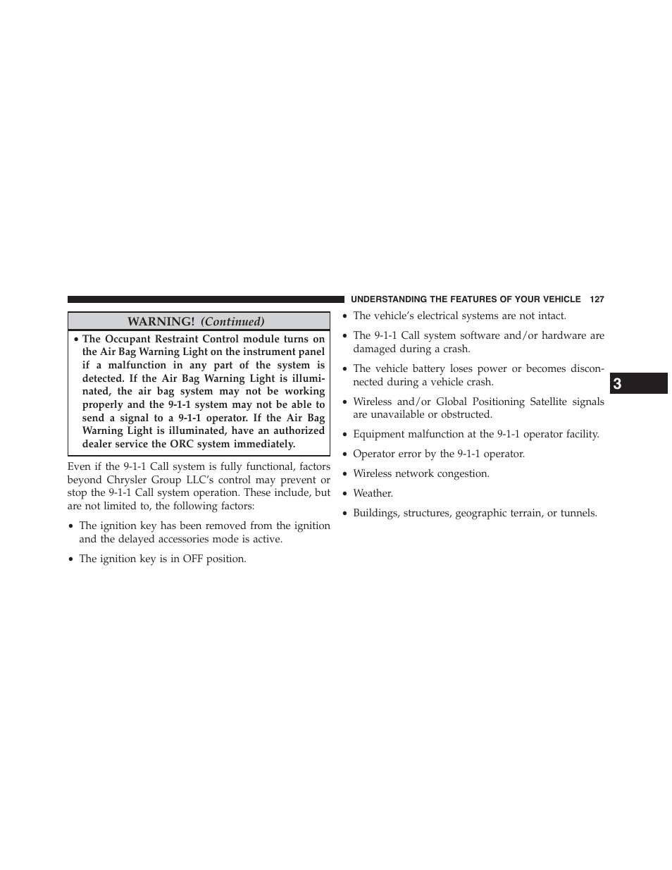 Chrysler 2015 200 - Owner Manual User Manual | Page 129 / 694