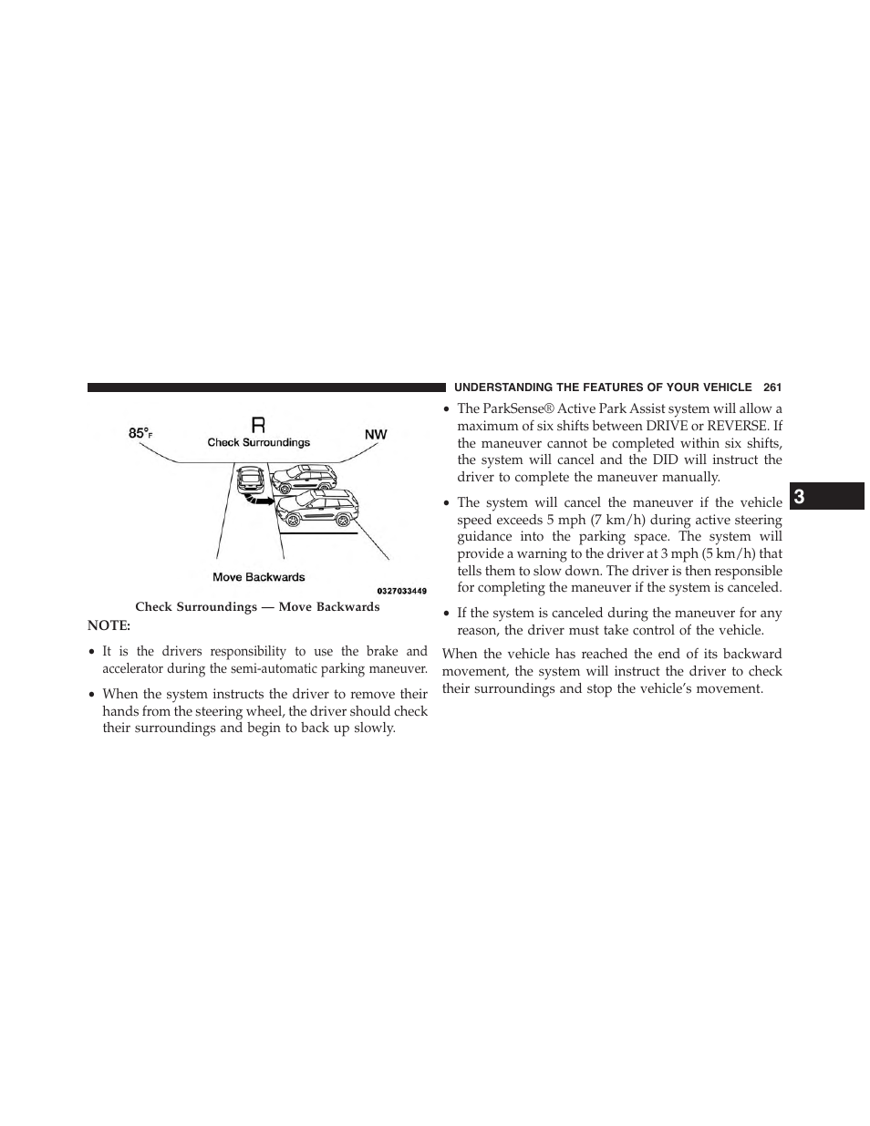 Chrysler 2015 200 - Owner Manual User Manual | Page 263 / 694