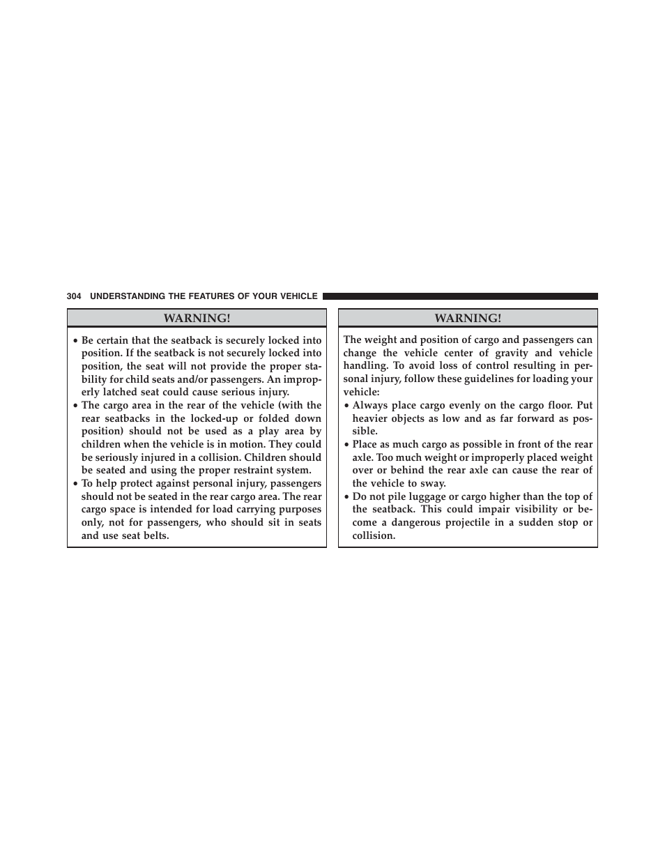 Chrysler 2015 200 - Owner Manual User Manual | Page 306 / 694