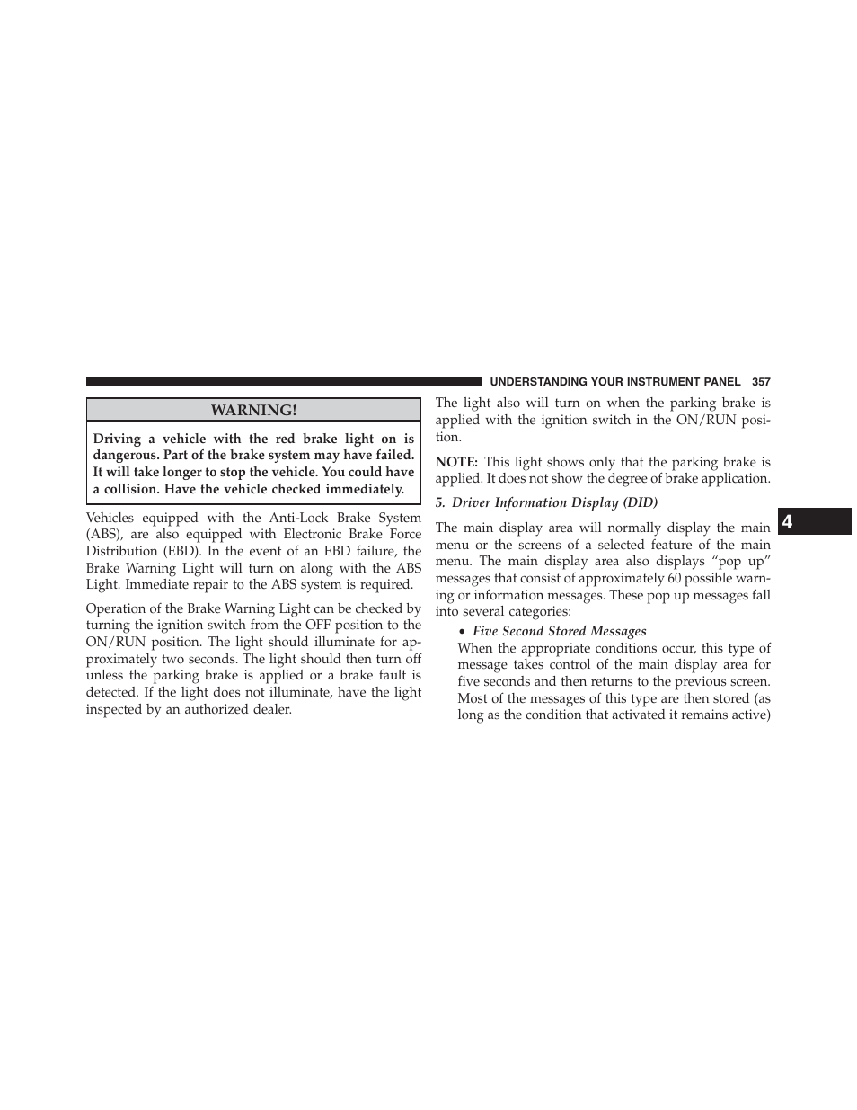 Chrysler 2015 200 - Owner Manual User Manual | Page 359 / 694