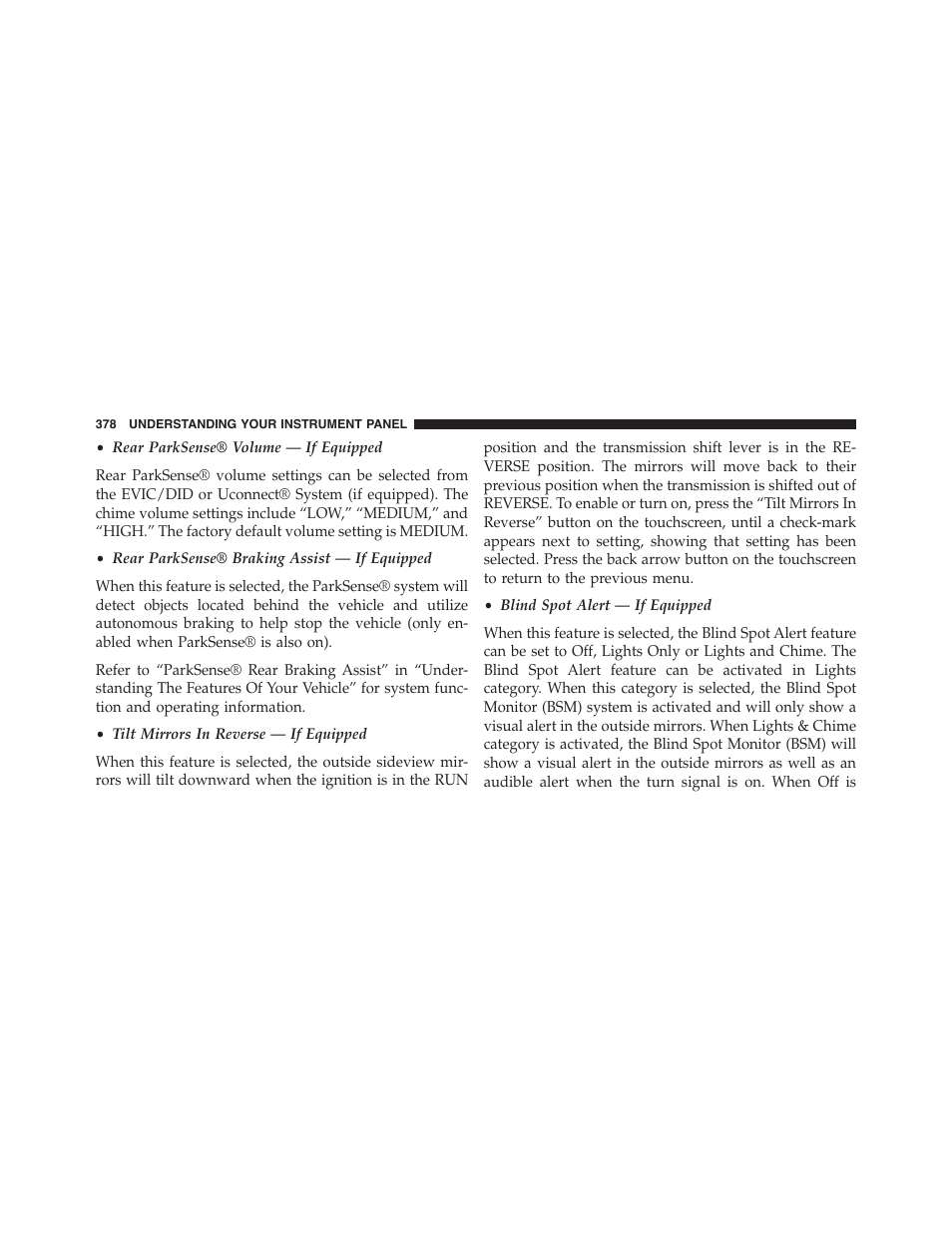 Chrysler 2015 200 - Owner Manual User Manual | Page 380 / 694
