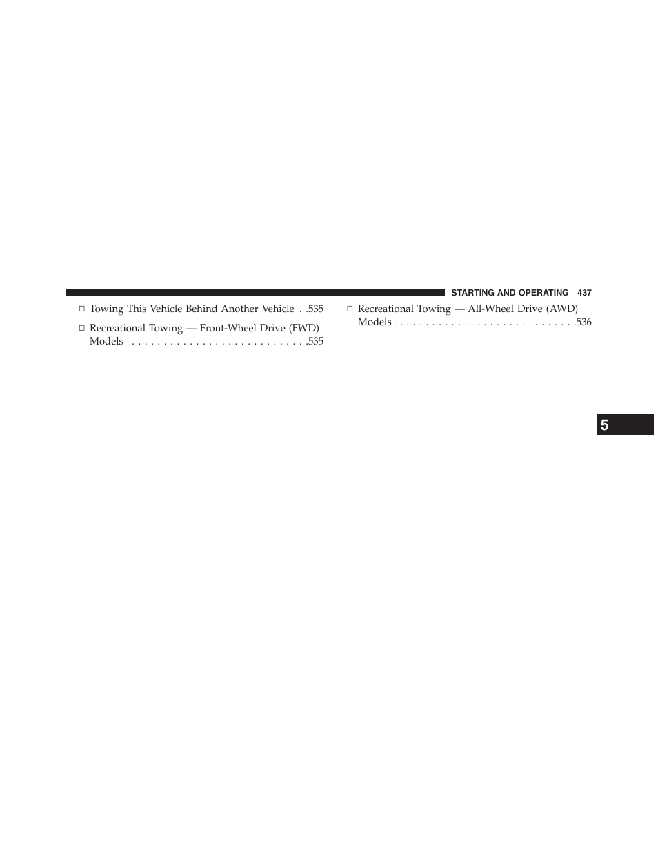 Chrysler 2015 200 - Owner Manual User Manual | Page 439 / 694