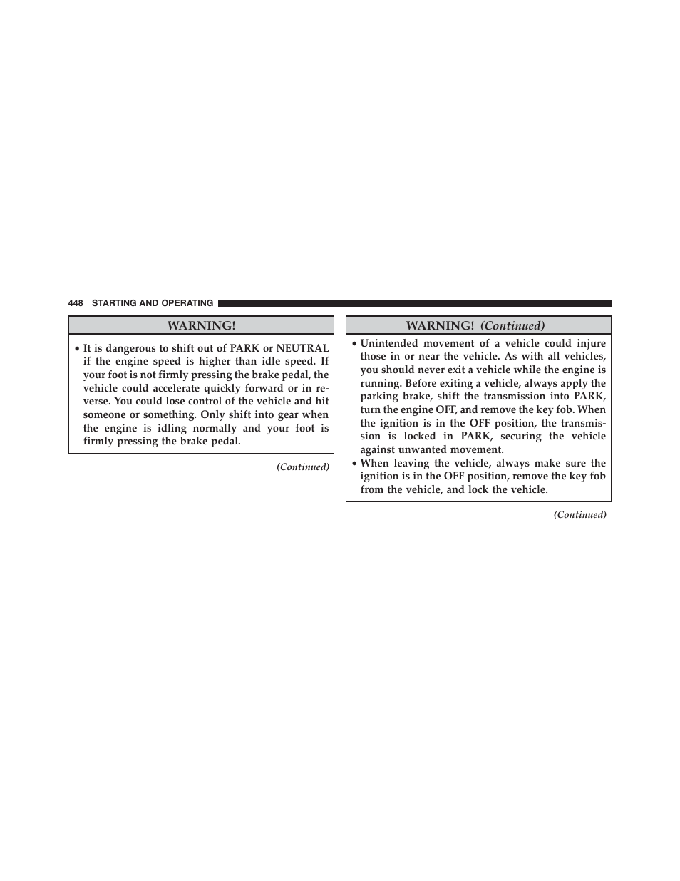 Chrysler 2015 200 - Owner Manual User Manual | Page 450 / 694