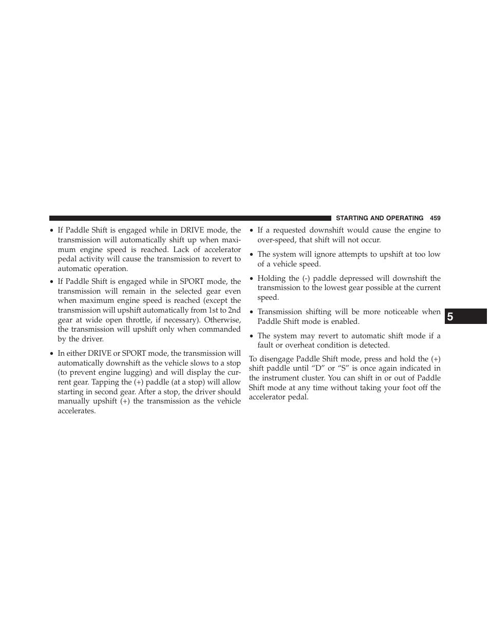 Chrysler 2015 200 - Owner Manual User Manual | Page 461 / 694