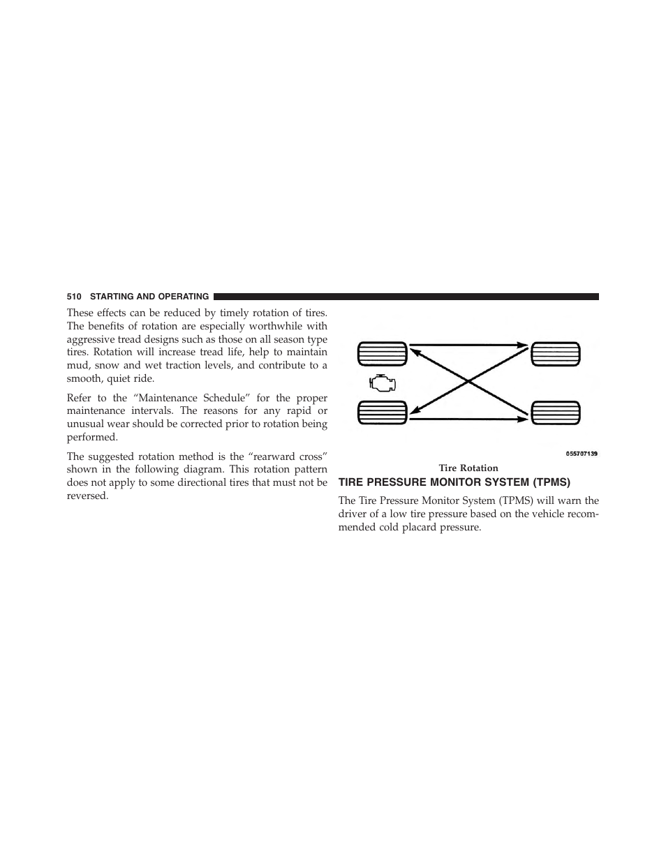 Tire pressure monitor system (tpms) | Chrysler 2015 200 - Owner Manual User Manual | Page 512 / 694