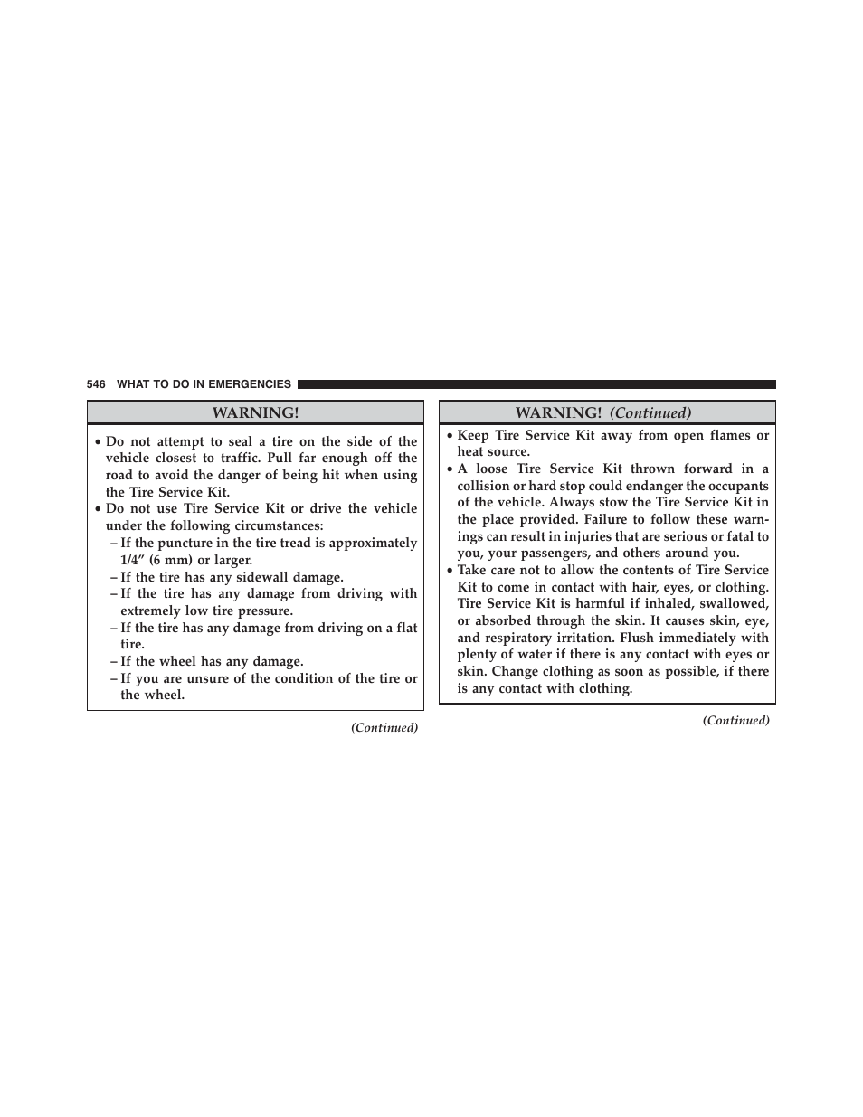 Chrysler 2015 200 - Owner Manual User Manual | Page 548 / 694