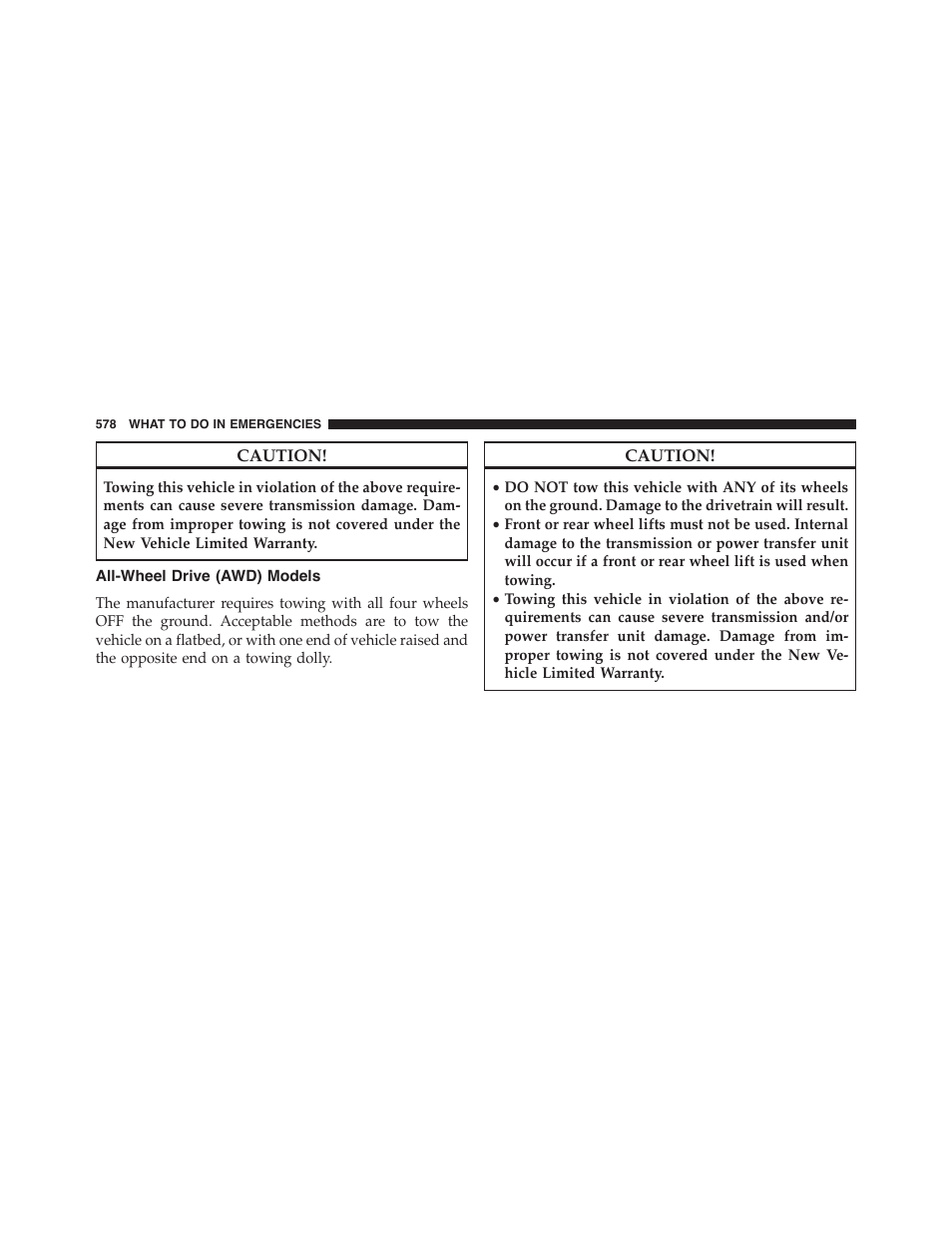 All-wheel drive (awd) models | Chrysler 2015 200 - Owner Manual User Manual | Page 580 / 694