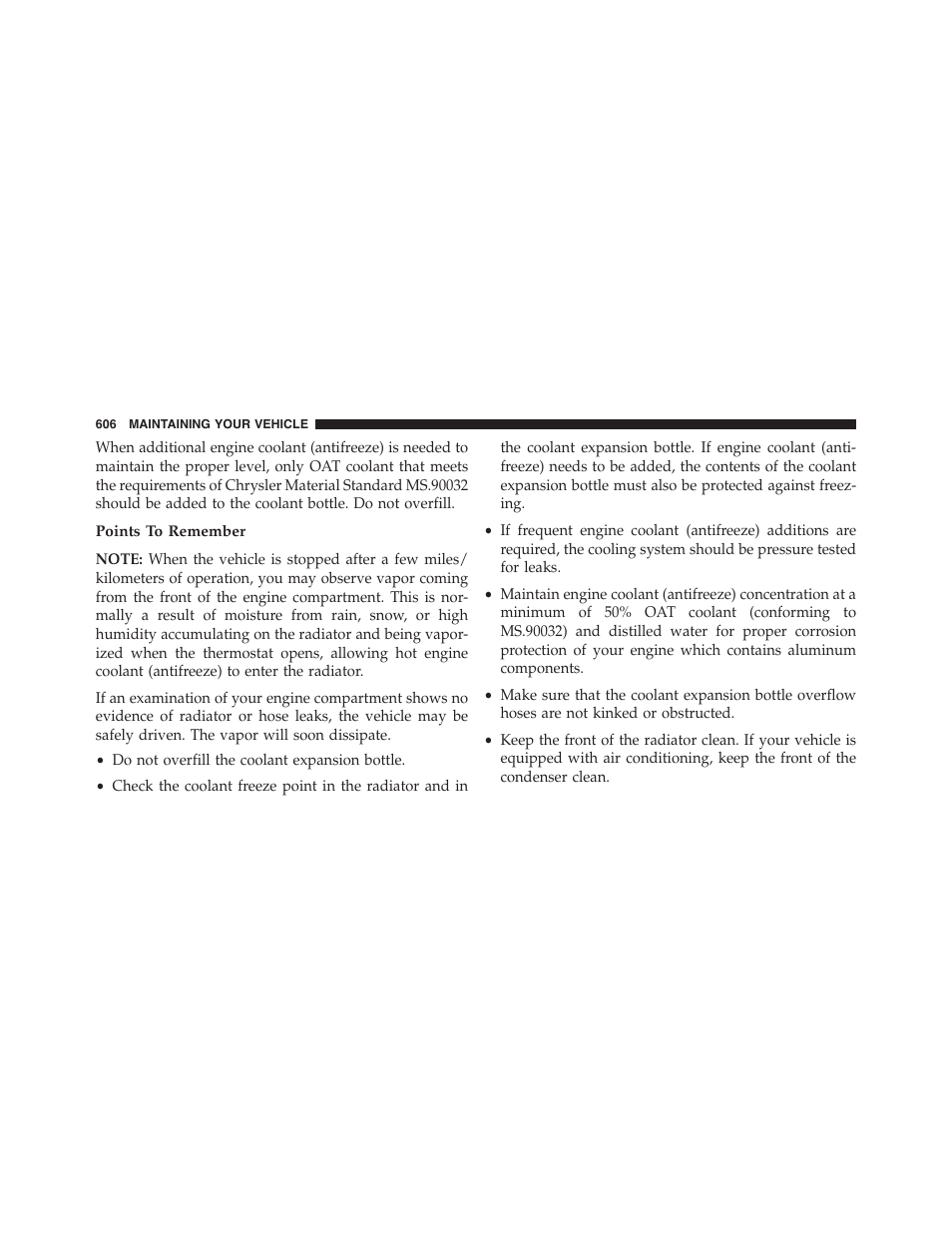 Points to remember | Chrysler 2015 200 - Owner Manual User Manual | Page 608 / 694