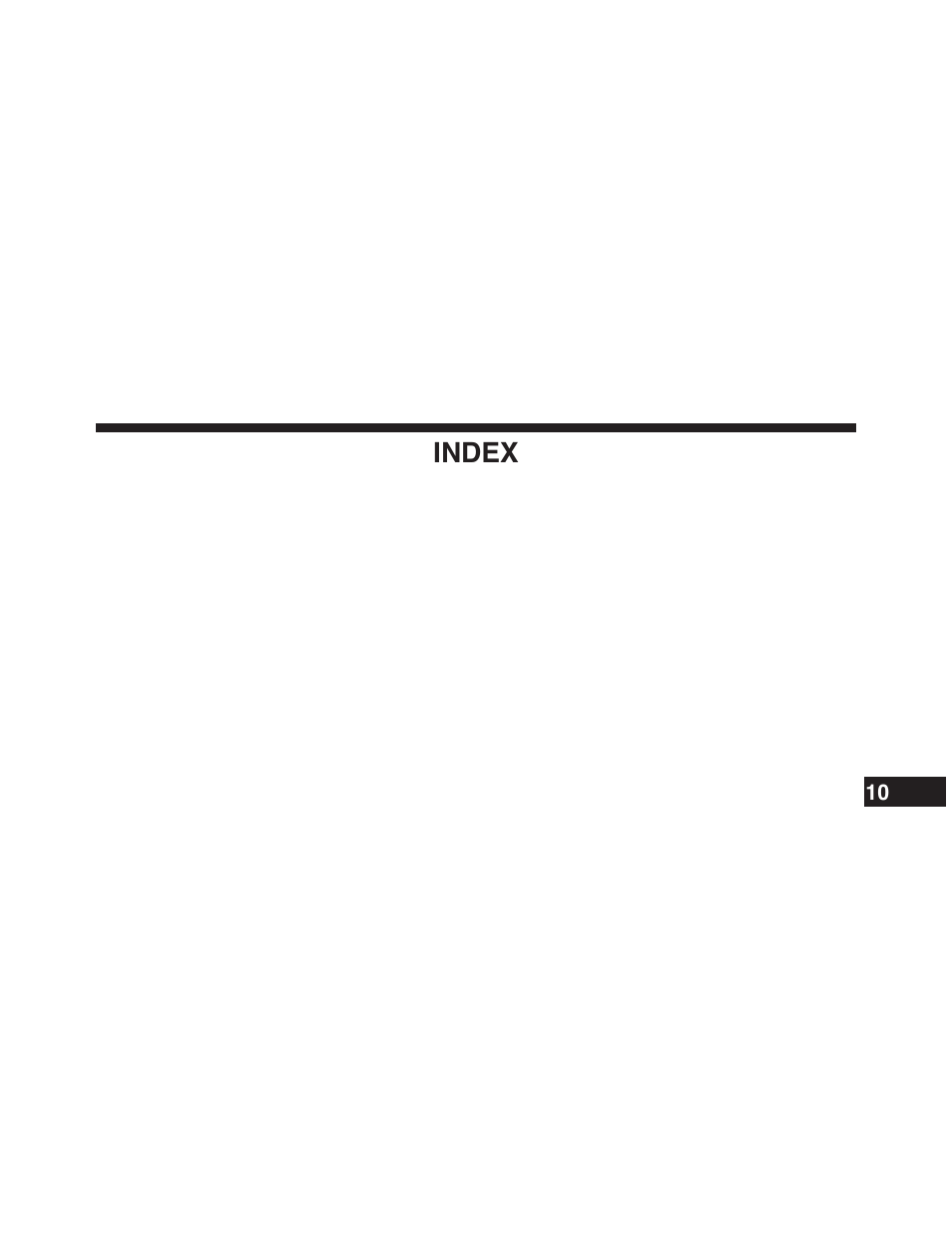 Index | Chrysler 2015 200 - Owner Manual User Manual | Page 671 / 694