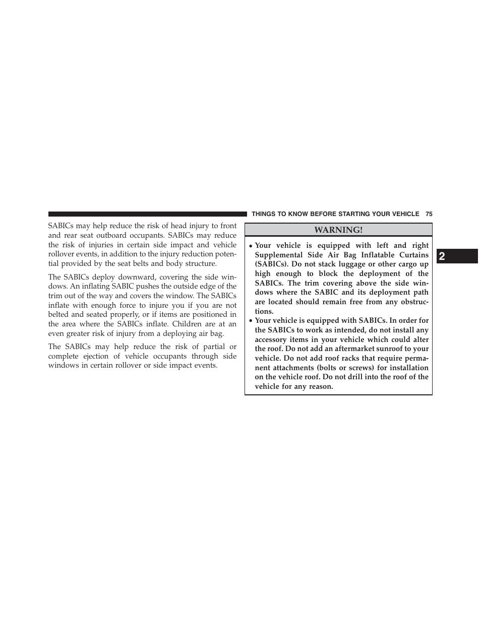 Chrysler 2015 200 - Owner Manual User Manual | Page 77 / 694