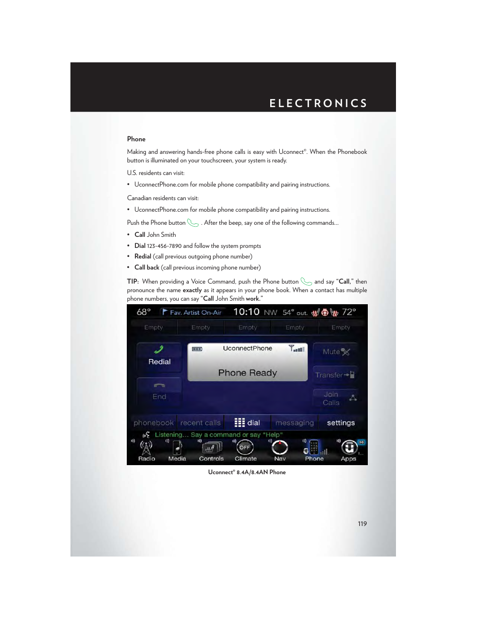 Chrysler 2015 200 - User Guide User Manual | Page 121 / 228