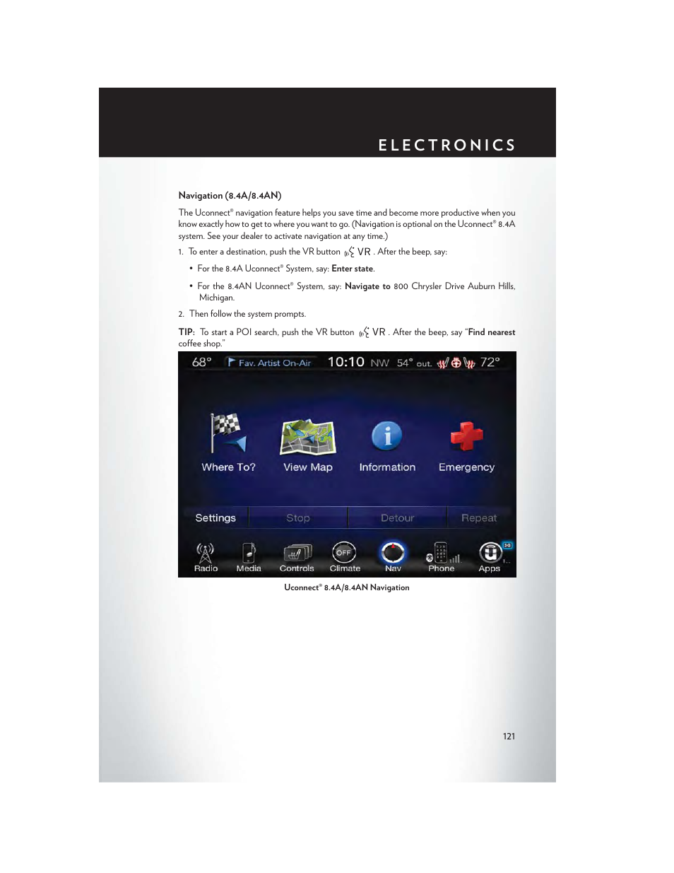 Chrysler 2015 200 - User Guide User Manual | Page 123 / 228