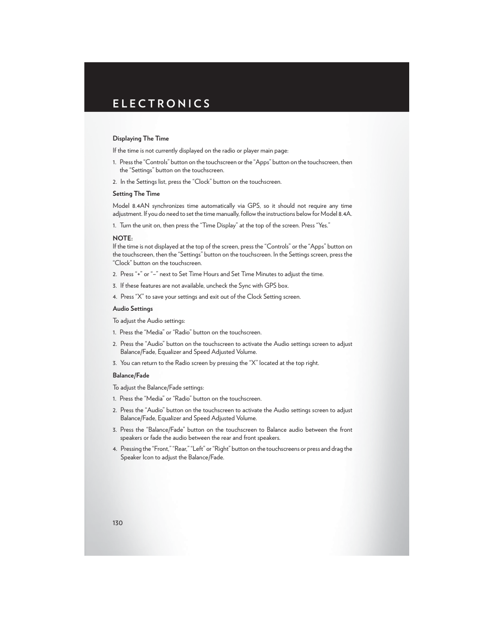 Chrysler 2015 200 - User Guide User Manual | Page 132 / 228
