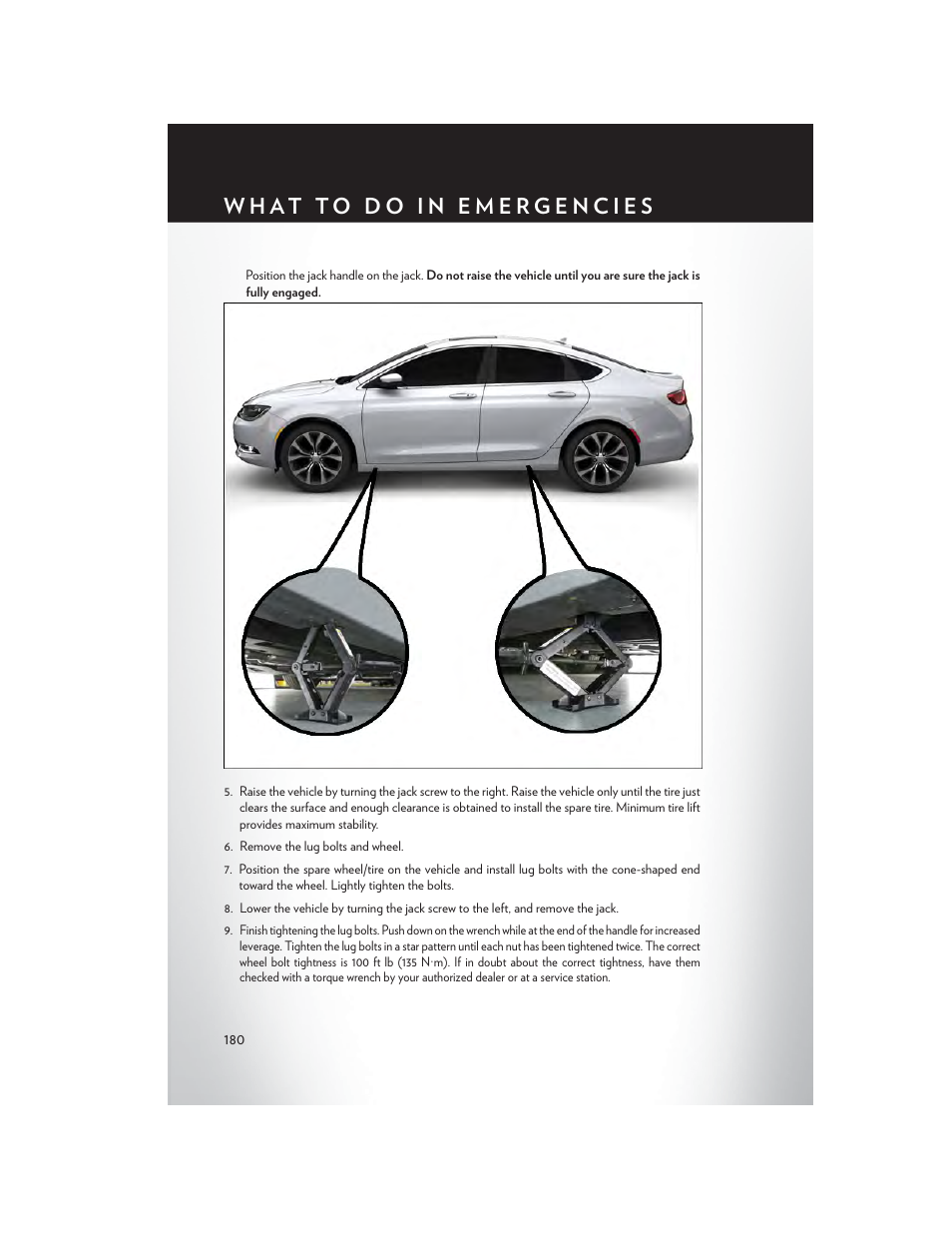 Chrysler 2015 200 - User Guide User Manual | Page 182 / 228