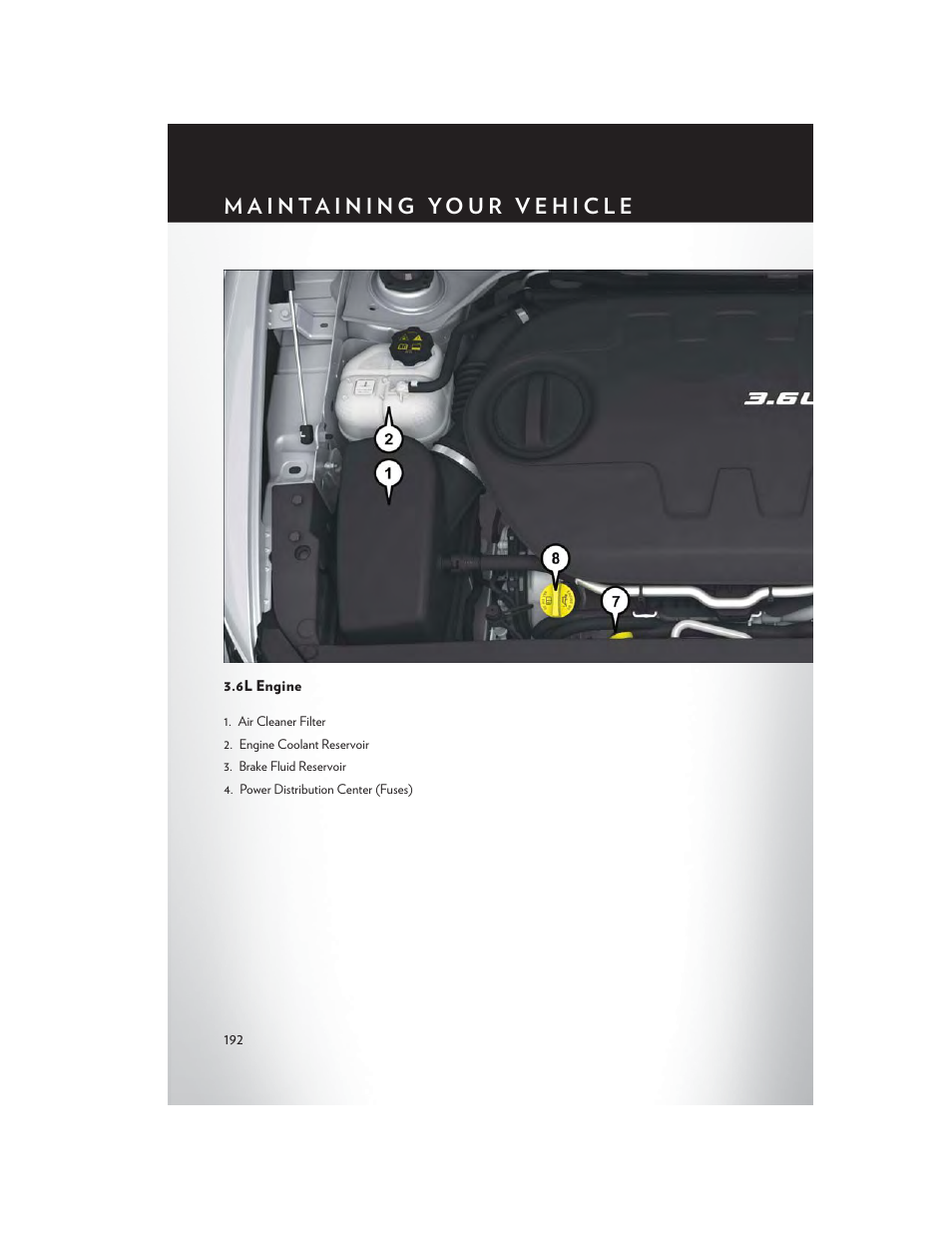 6l engine | Chrysler 2015 200 - User Guide User Manual | Page 194 / 228