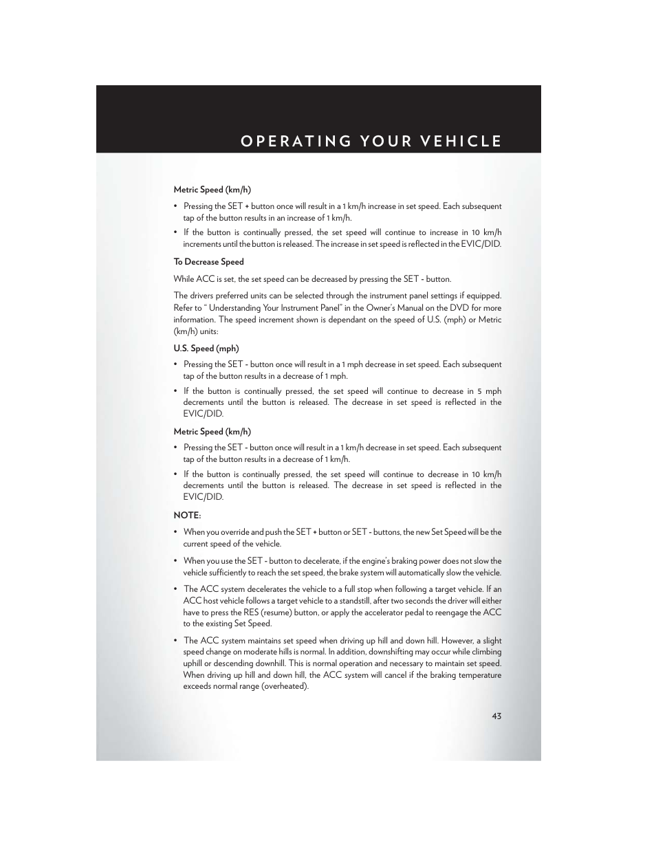 Chrysler 2015 200 - User Guide User Manual | Page 45 / 228