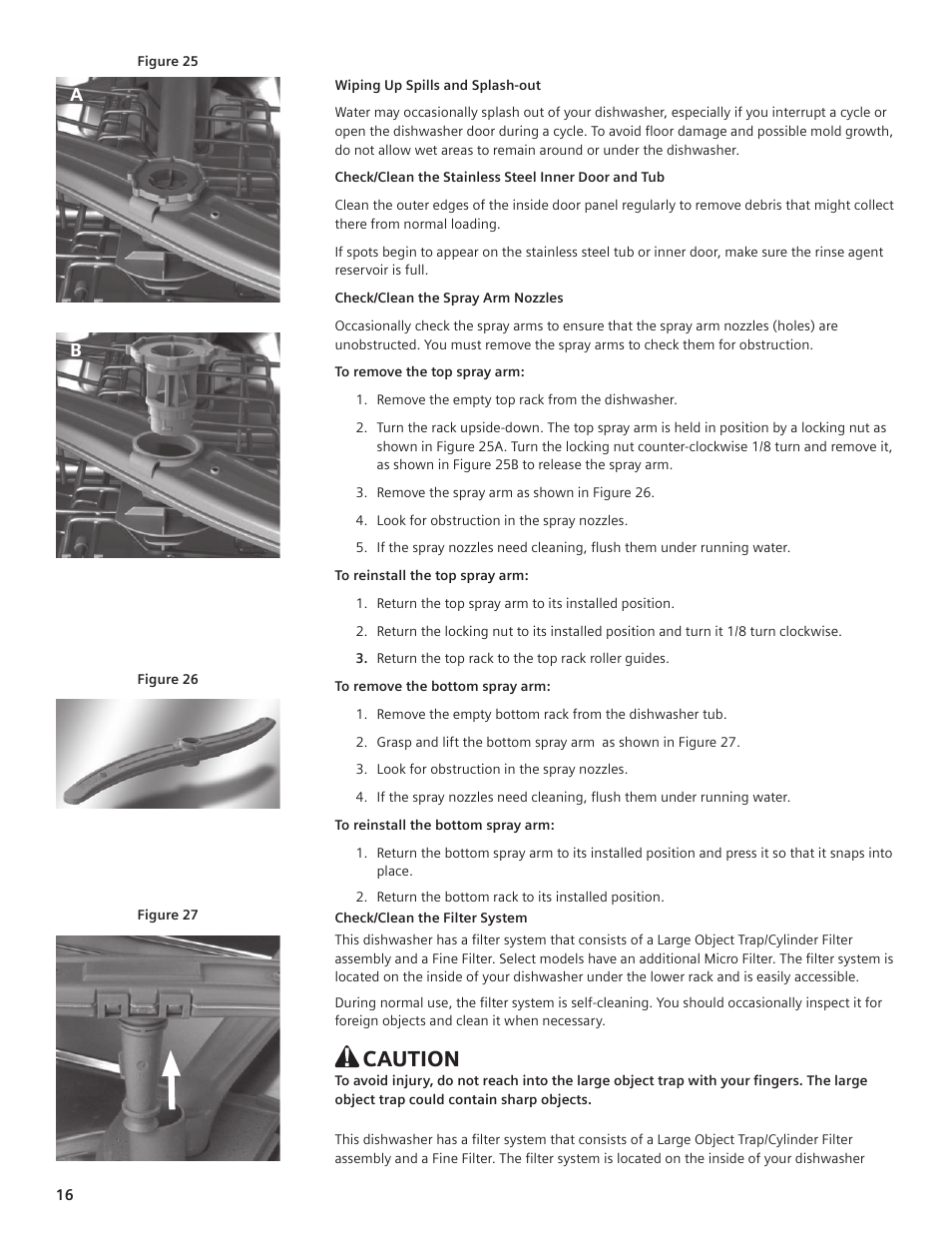 Caution | Bosch sHe42l User Manual | Page 13 / 20