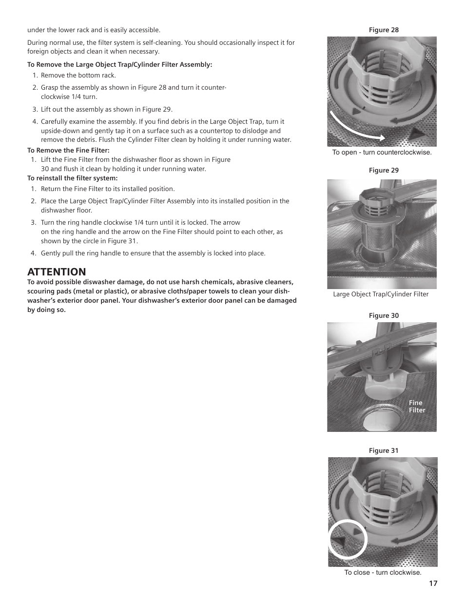 Attention | Bosch sHe42l User Manual | Page 14 / 20