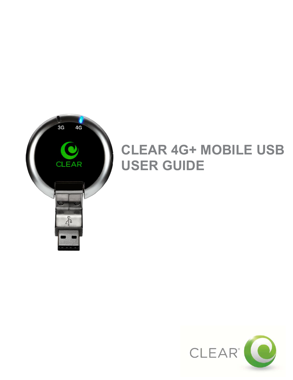 CLEAR 4G+ USB S Series Users Guide User Manual | 13 pages